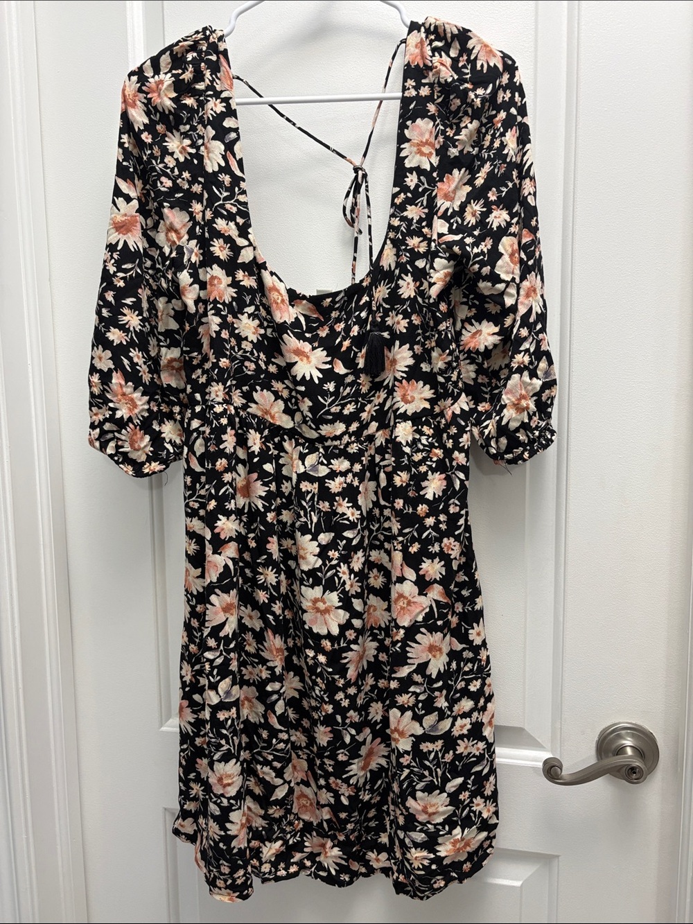 American Eagle Floral Off Shoulder Mini Dress Size Medium